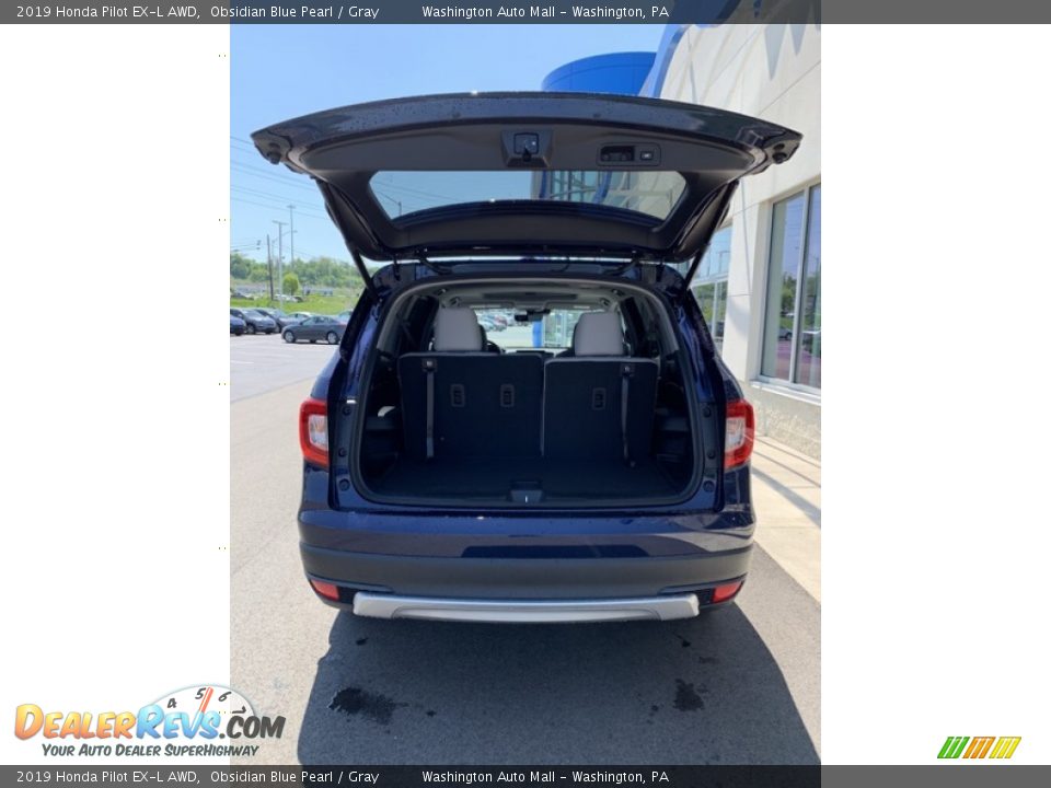 2019 Honda Pilot EX-L AWD Obsidian Blue Pearl / Gray Photo #22