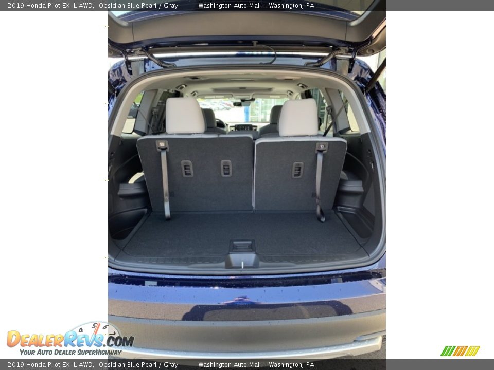 2019 Honda Pilot EX-L AWD Obsidian Blue Pearl / Gray Photo #23