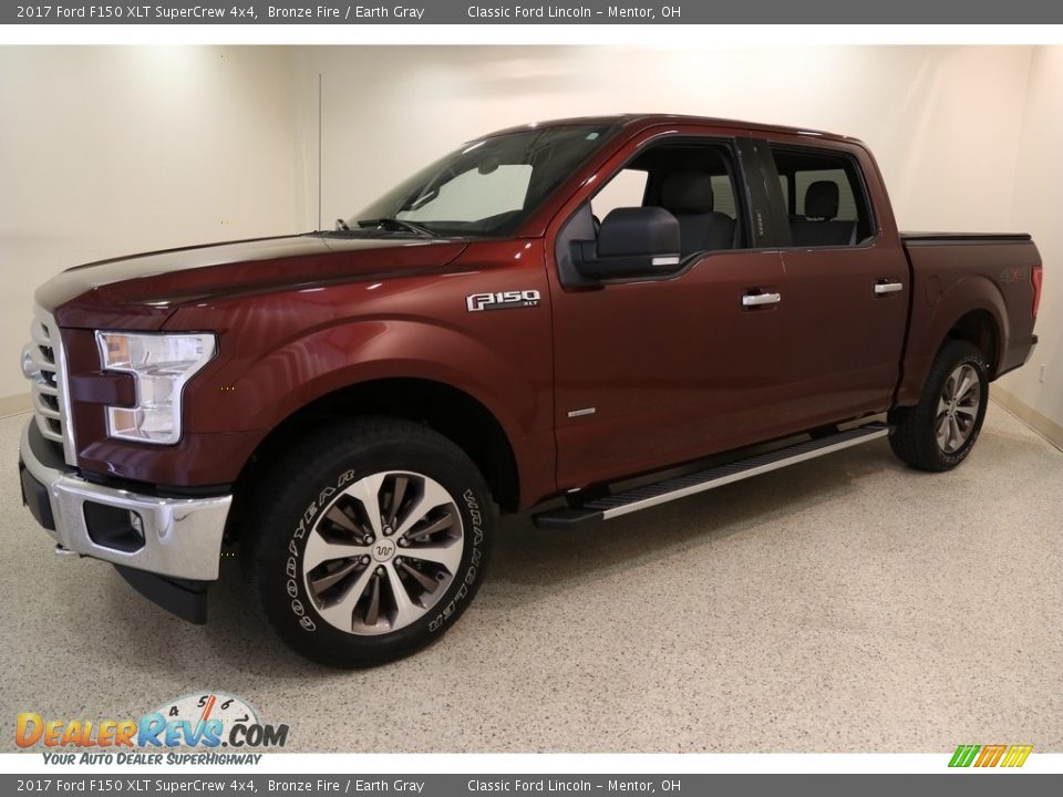 2017 Ford F150 XLT SuperCrew 4x4 Bronze Fire / Earth Gray Photo #3
