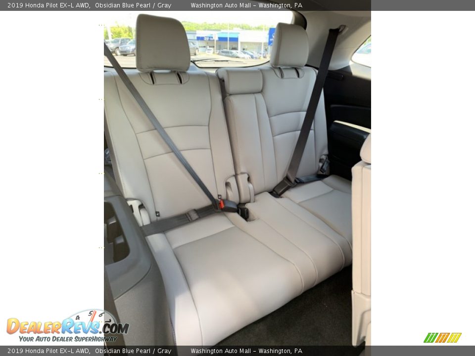 2019 Honda Pilot EX-L AWD Obsidian Blue Pearl / Gray Photo #29