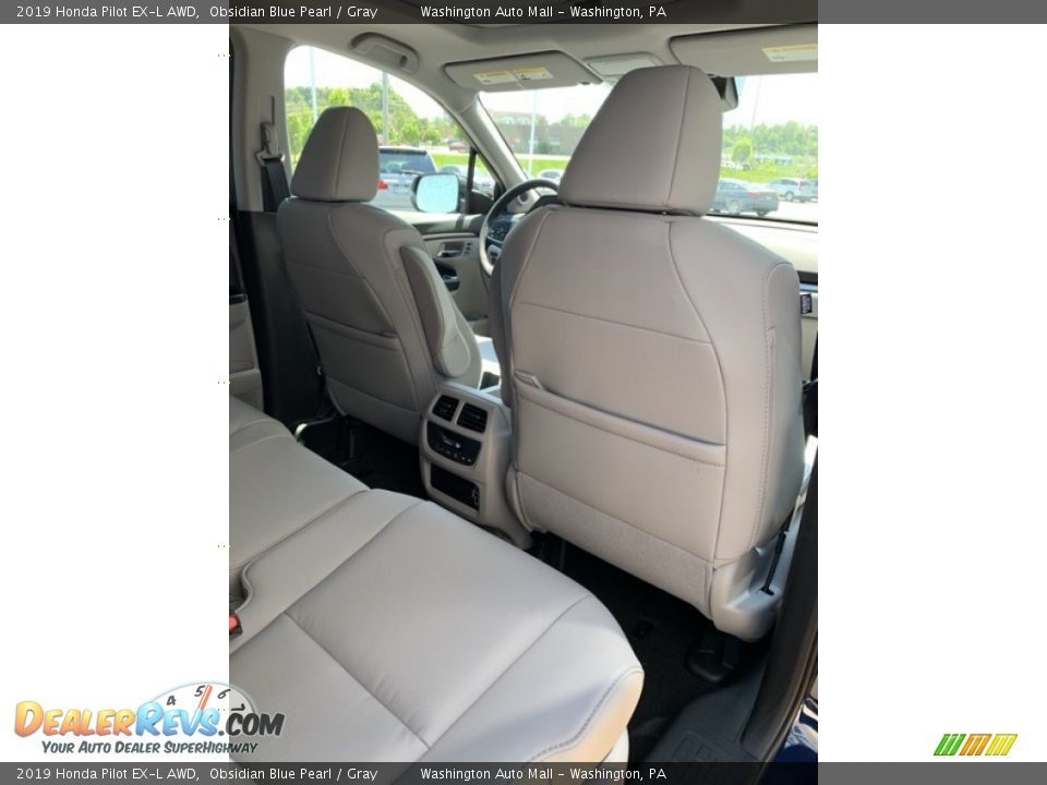 2019 Honda Pilot EX-L AWD Obsidian Blue Pearl / Gray Photo #30