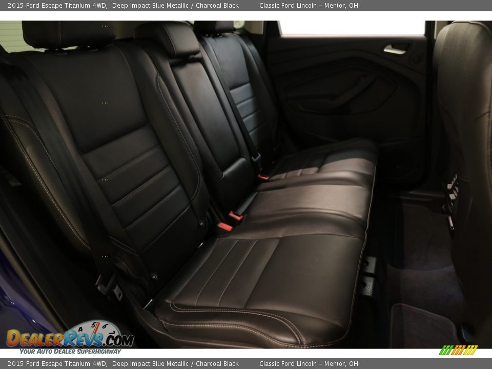 2015 Ford Escape Titanium 4WD Deep Impact Blue Metallic / Charcoal Black Photo #18