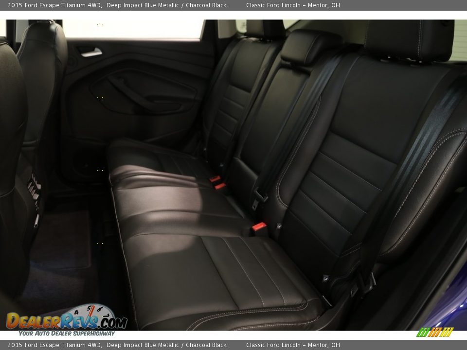 2015 Ford Escape Titanium 4WD Deep Impact Blue Metallic / Charcoal Black Photo #19