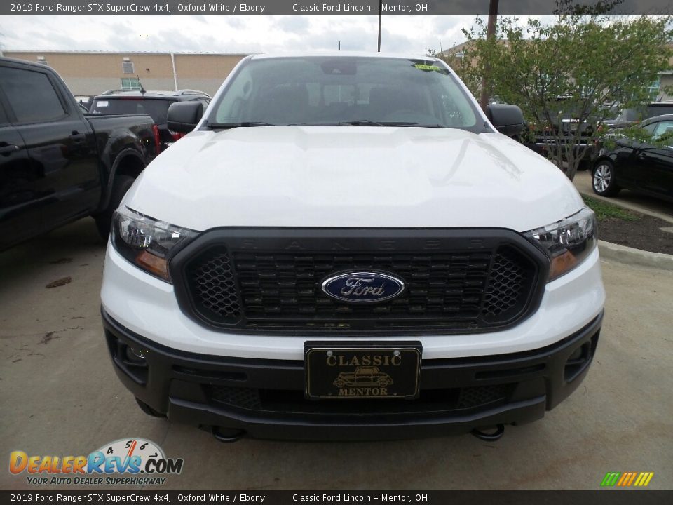 2019 Ford Ranger STX SuperCrew 4x4 Oxford White / Ebony Photo #2