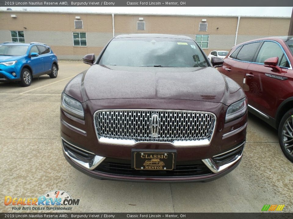 2019 Lincoln Nautilus Reserve AWD Burgundy Velvet / Ebony Photo #2