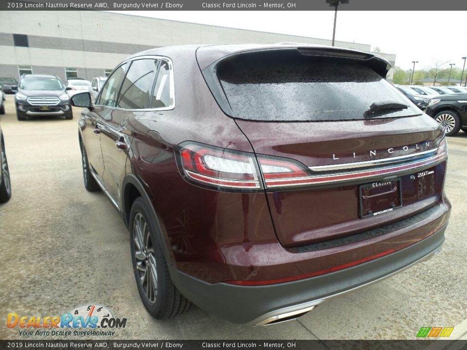 2019 Lincoln Nautilus Reserve AWD Burgundy Velvet / Ebony Photo #3
