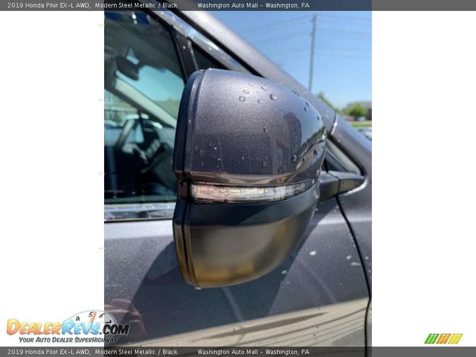 2019 Honda Pilot EX-L AWD Modern Steel Metallic / Black Photo #34