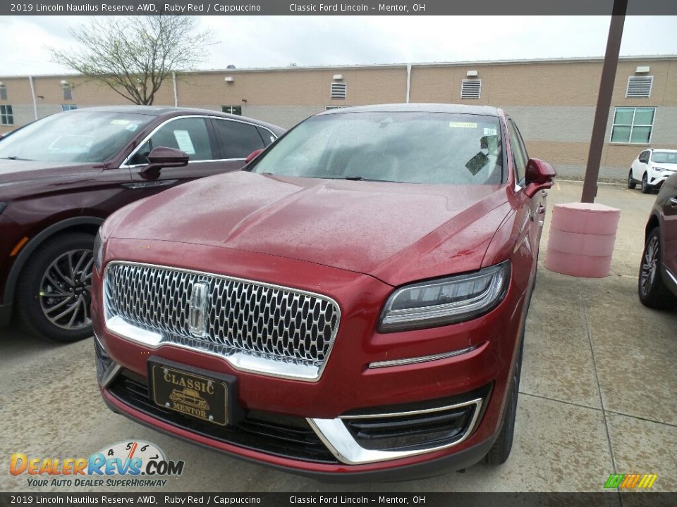 2019 Lincoln Nautilus Reserve AWD Ruby Red / Cappuccino Photo #1