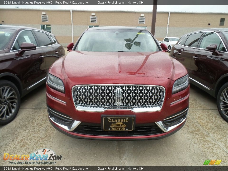 2019 Lincoln Nautilus Reserve AWD Ruby Red / Cappuccino Photo #2