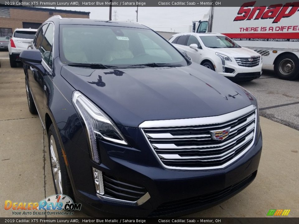2019 Cadillac XT5 Premium Luxury AWD Harbor Blue Metallic / Sahara Beige Photo #1