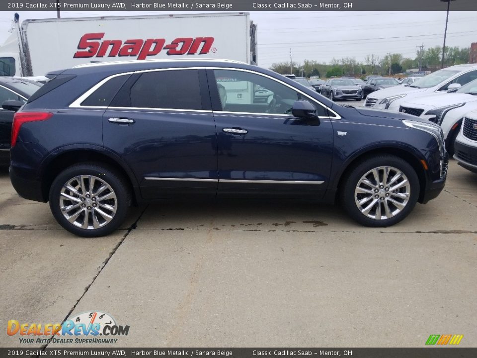 2019 Cadillac XT5 Premium Luxury AWD Harbor Blue Metallic / Sahara Beige Photo #2