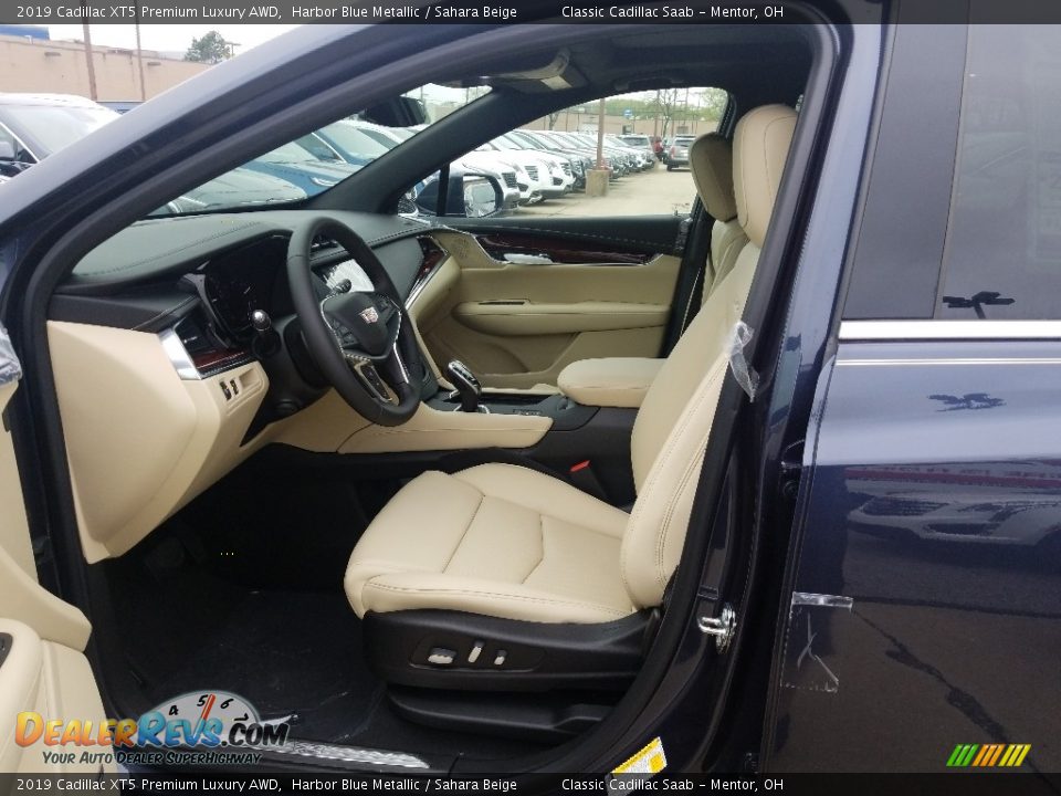 2019 Cadillac XT5 Premium Luxury AWD Harbor Blue Metallic / Sahara Beige Photo #3