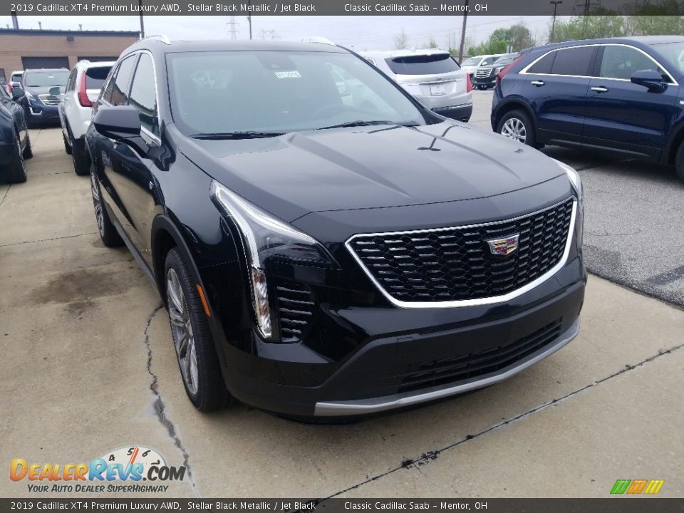 2019 Cadillac XT4 Premium Luxury AWD Stellar Black Metallic / Jet Black Photo #1