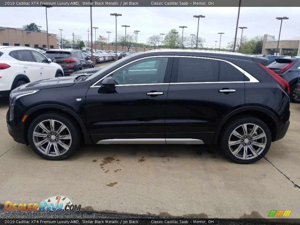2019 Cadillac XT4 Premium Luxury AWD Stellar Black Metallic / Jet Black Photo #2