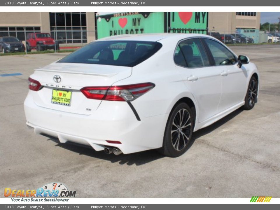 2018 Toyota Camry SE Super White / Black Photo #9
