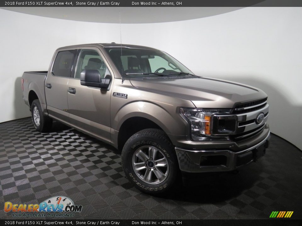 2018 Ford F150 XLT SuperCrew 4x4 Stone Gray / Earth Gray Photo #2