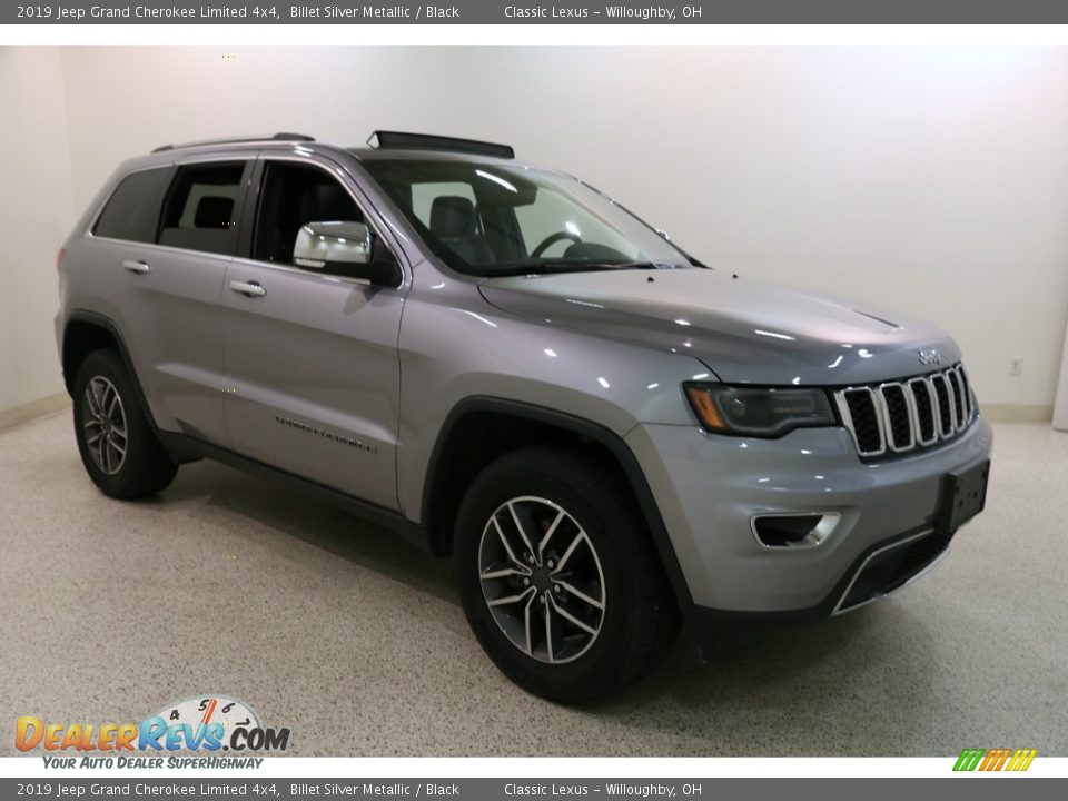 2019 Jeep Grand Cherokee Limited 4x4 Billet Silver Metallic / Black Photo #1