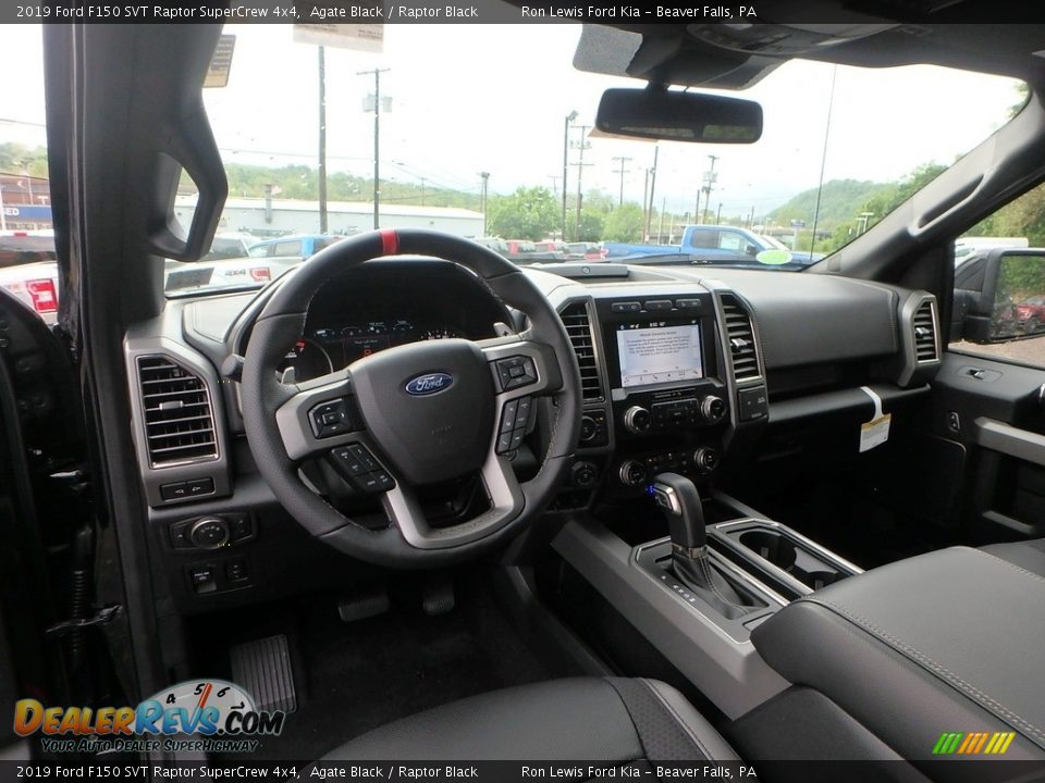 Raptor Black Interior - 2019 Ford F150 SVT Raptor SuperCrew 4x4 Photo #12