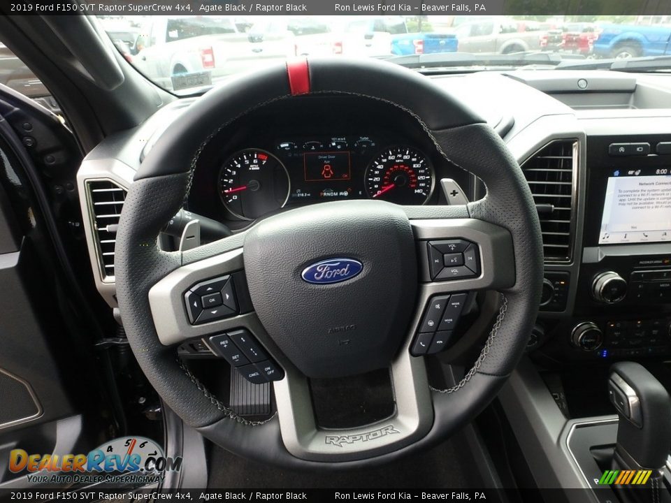 2019 Ford F150 SVT Raptor SuperCrew 4x4 Steering Wheel Photo #17