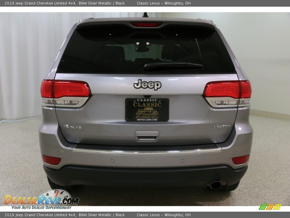 2019 Jeep Grand Cherokee Limited 4x4 Billet Silver Metallic / Black Photo #17