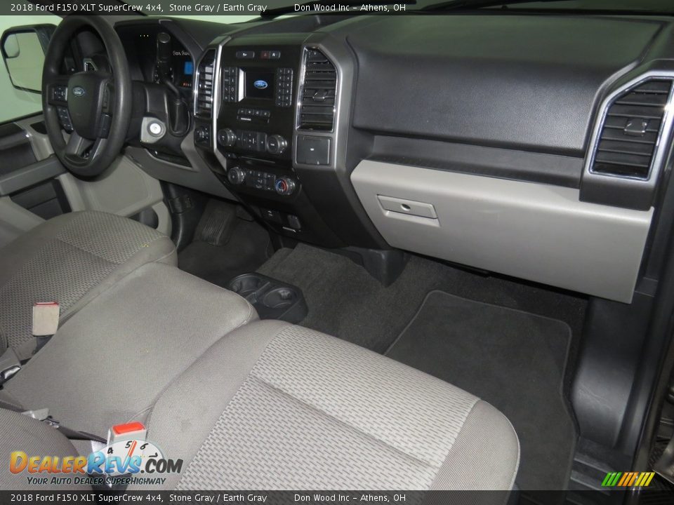 2018 Ford F150 XLT SuperCrew 4x4 Stone Gray / Earth Gray Photo #27