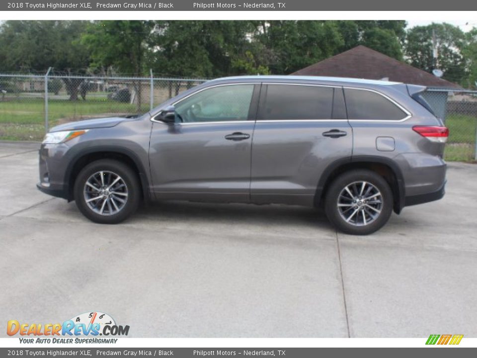2018 Toyota Highlander XLE Predawn Gray Mica / Black Photo #6