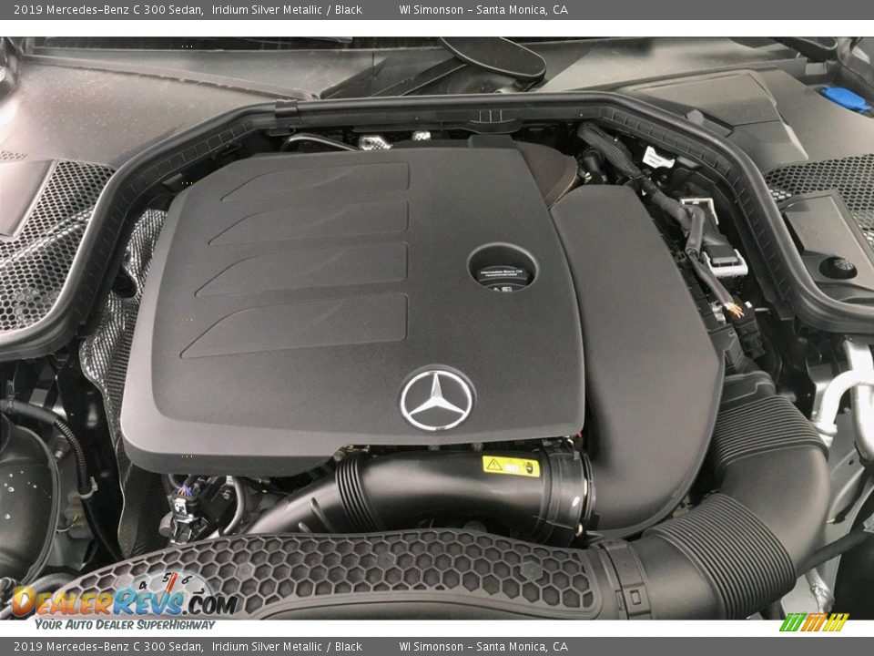 2019 Mercedes-Benz C 300 Sedan Iridium Silver Metallic / Black Photo #8