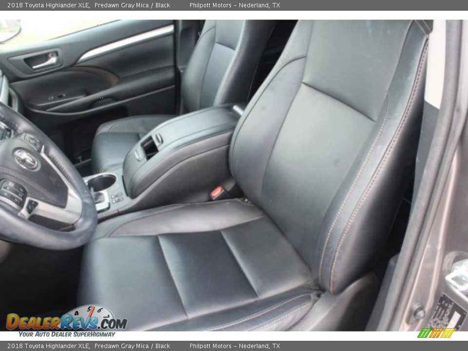 2018 Toyota Highlander XLE Predawn Gray Mica / Black Photo #12