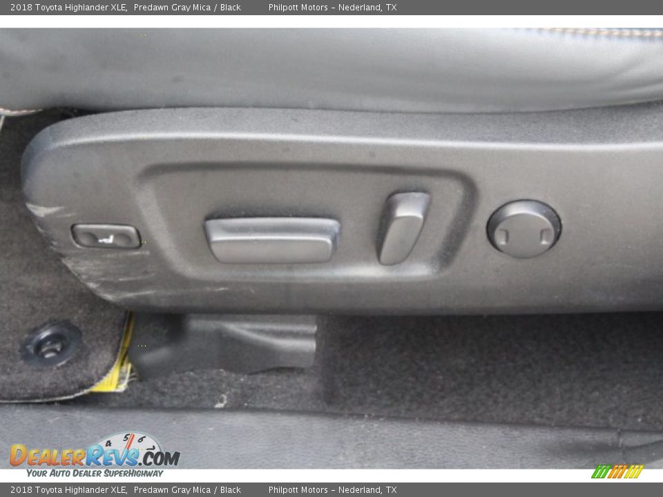 2018 Toyota Highlander XLE Predawn Gray Mica / Black Photo #13
