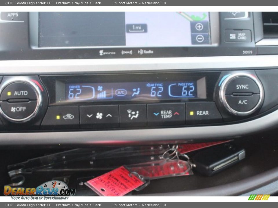 2018 Toyota Highlander XLE Predawn Gray Mica / Black Photo #15