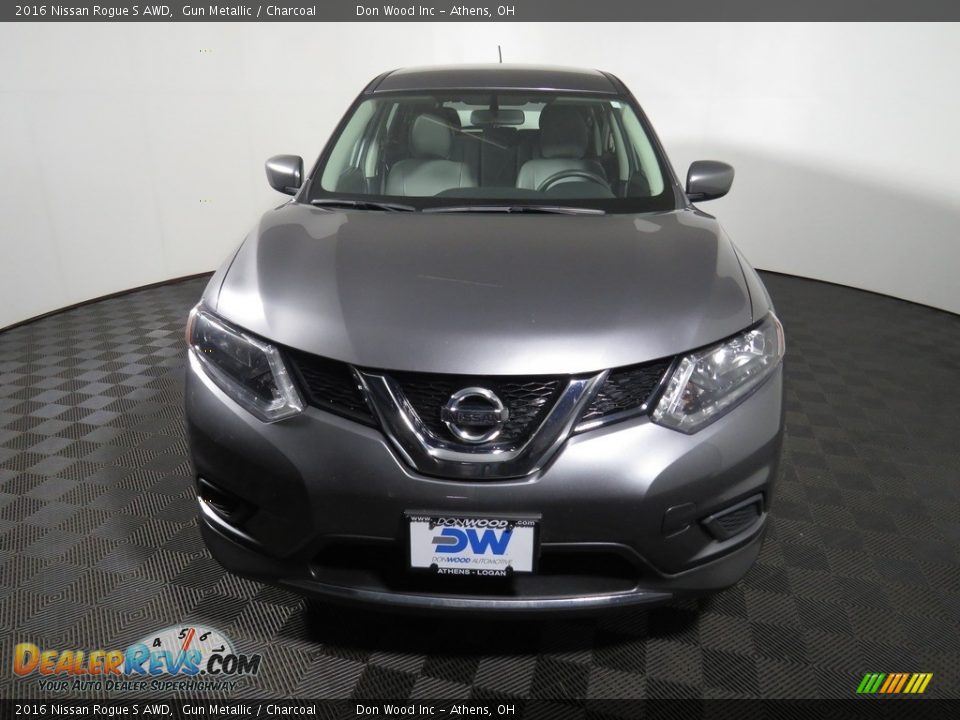 2016 Nissan Rogue S AWD Gun Metallic / Charcoal Photo #4