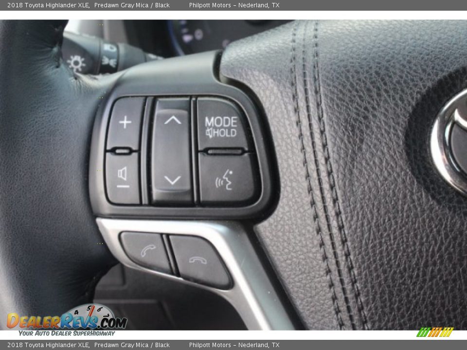 2018 Toyota Highlander XLE Predawn Gray Mica / Black Photo #18