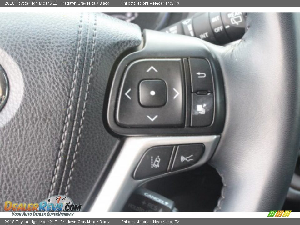2018 Toyota Highlander XLE Predawn Gray Mica / Black Photo #19
