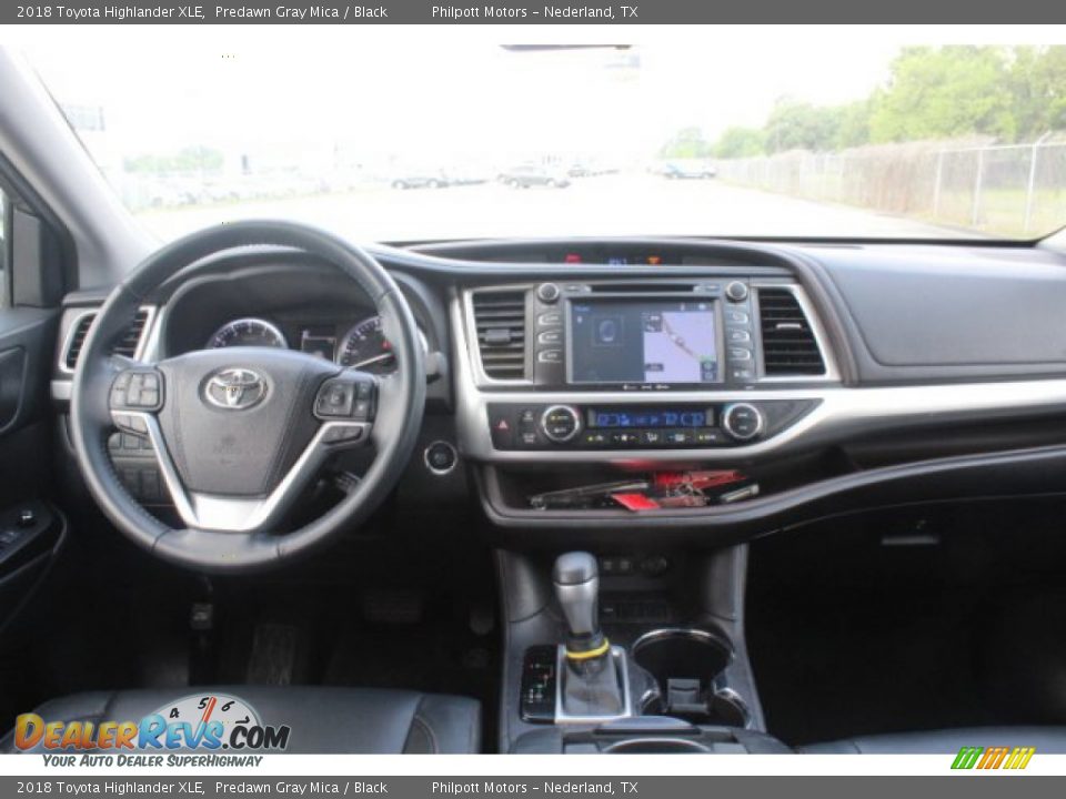 2018 Toyota Highlander XLE Predawn Gray Mica / Black Photo #22