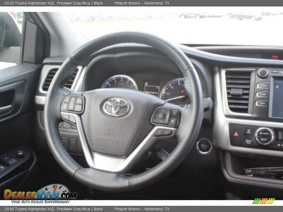 2018 Toyota Highlander XLE Predawn Gray Mica / Black Photo #23