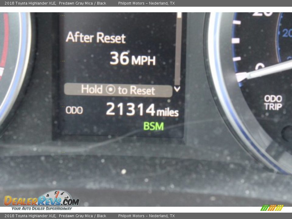 2018 Toyota Highlander XLE Predawn Gray Mica / Black Photo #31