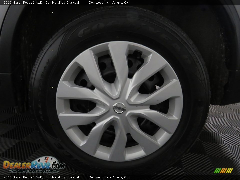 2016 Nissan Rogue S AWD Gun Metallic / Charcoal Photo #20