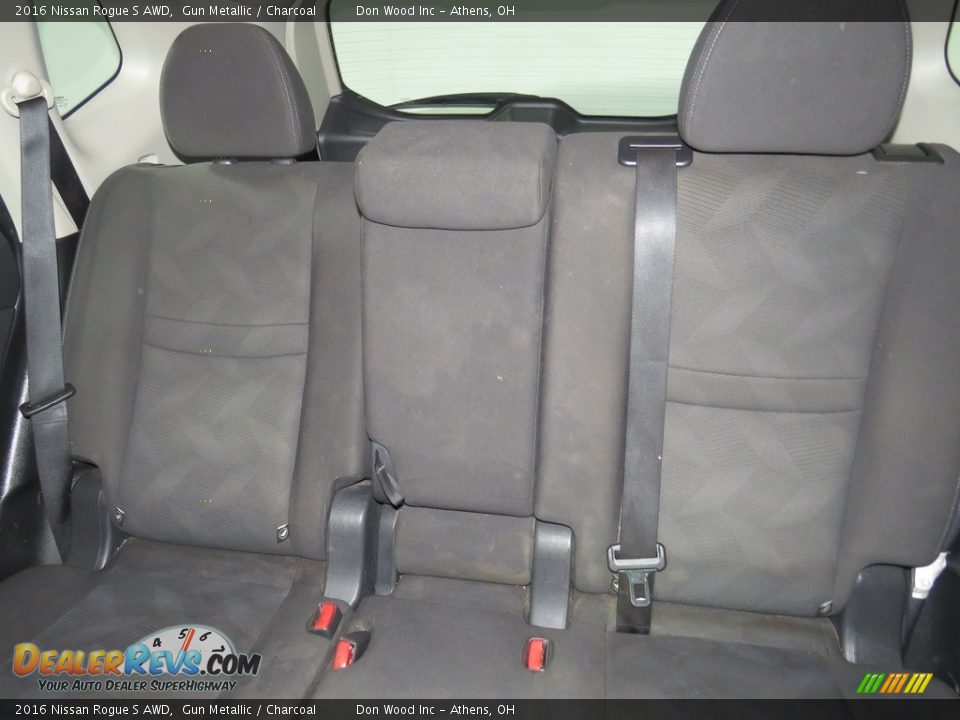 2016 Nissan Rogue S AWD Gun Metallic / Charcoal Photo #24