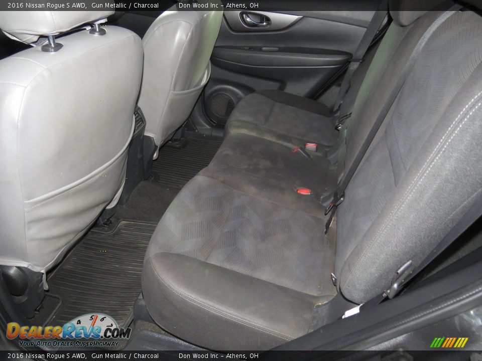 2016 Nissan Rogue S AWD Gun Metallic / Charcoal Photo #26