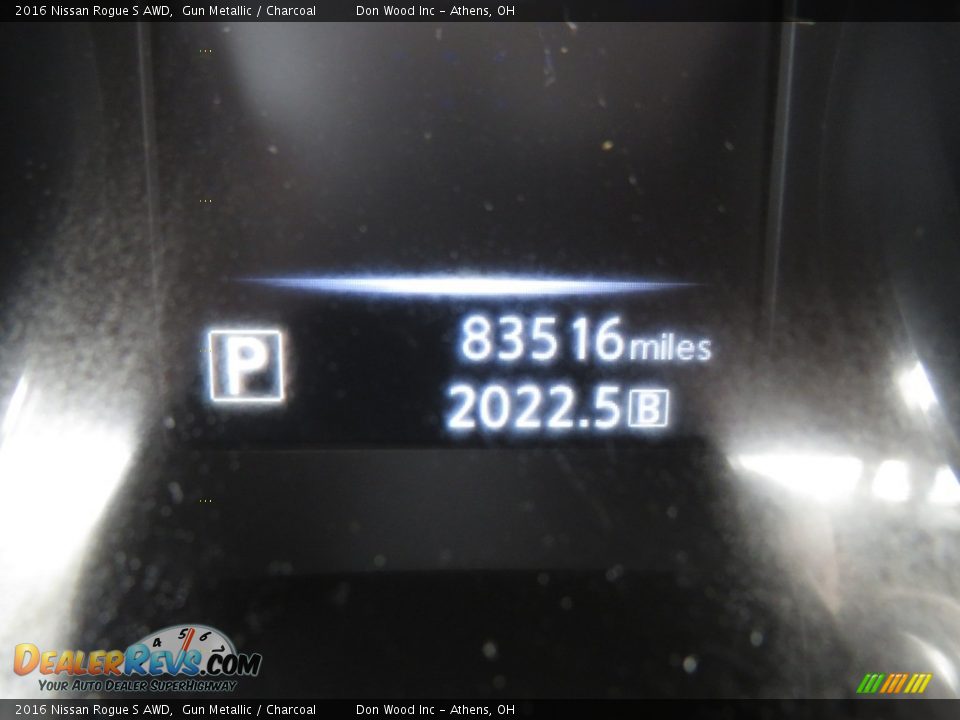 2016 Nissan Rogue S AWD Gun Metallic / Charcoal Photo #33