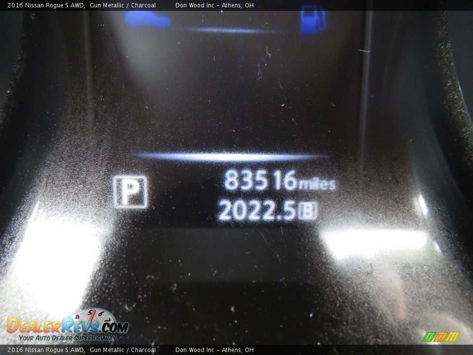 2016 Nissan Rogue S AWD Gun Metallic / Charcoal Photo #34