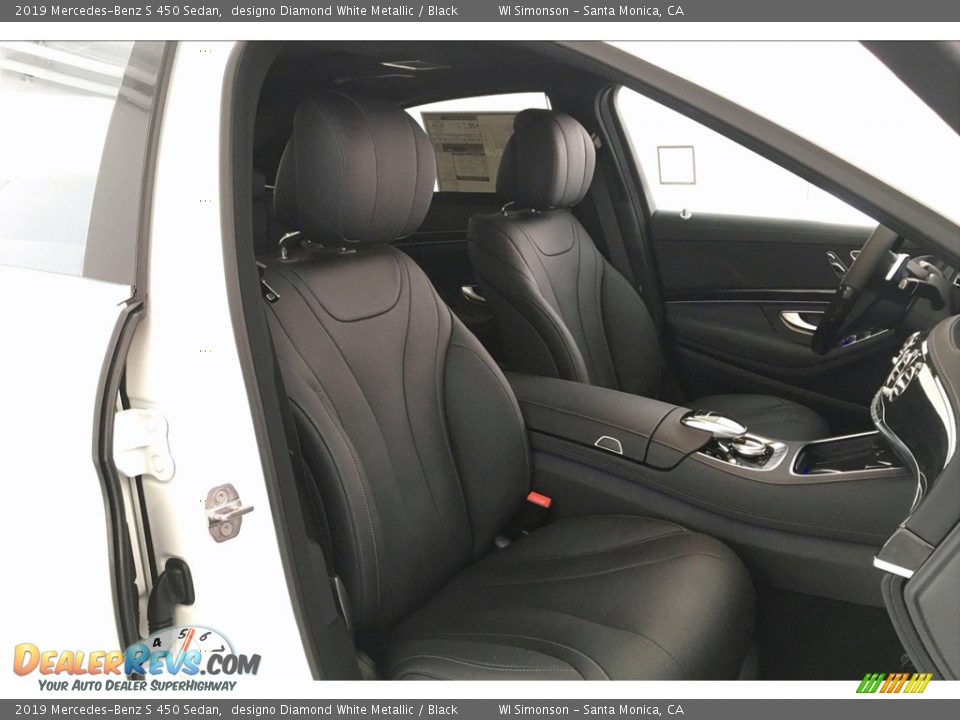 2019 Mercedes-Benz S 450 Sedan designo Diamond White Metallic / Black Photo #5