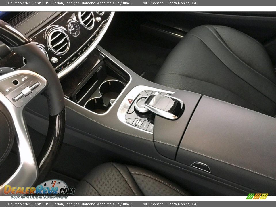 2019 Mercedes-Benz S 450 Sedan designo Diamond White Metallic / Black Photo #7