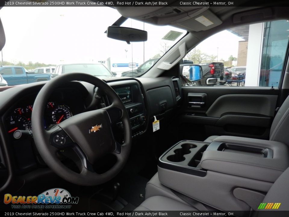 2019 Chevrolet Silverado 2500HD Work Truck Crew Cab 4WD Red Hot / Dark Ash/Jet Black Photo #6