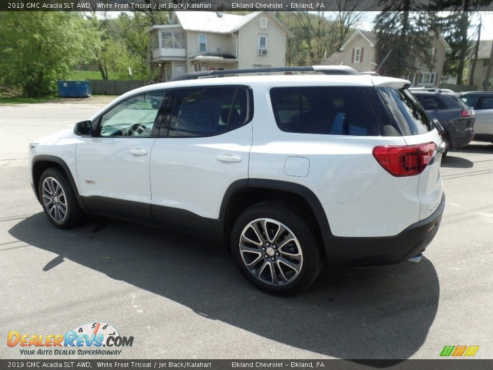 2019 GMC Acadia SLT AWD White Frost Tricoat / Jet Black/Kalahari Photo #6