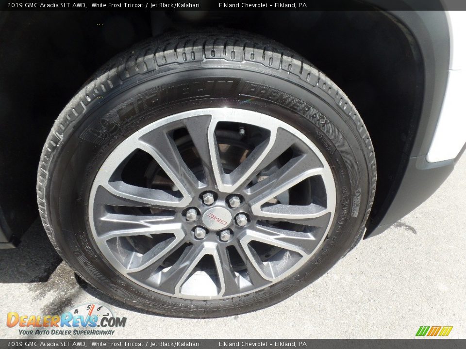 2019 GMC Acadia SLT AWD White Frost Tricoat / Jet Black/Kalahari Photo #11