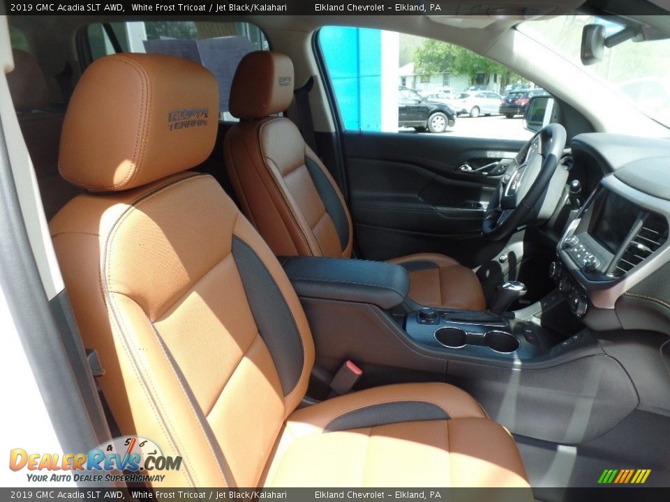2019 GMC Acadia SLT AWD White Frost Tricoat / Jet Black/Kalahari Photo #12