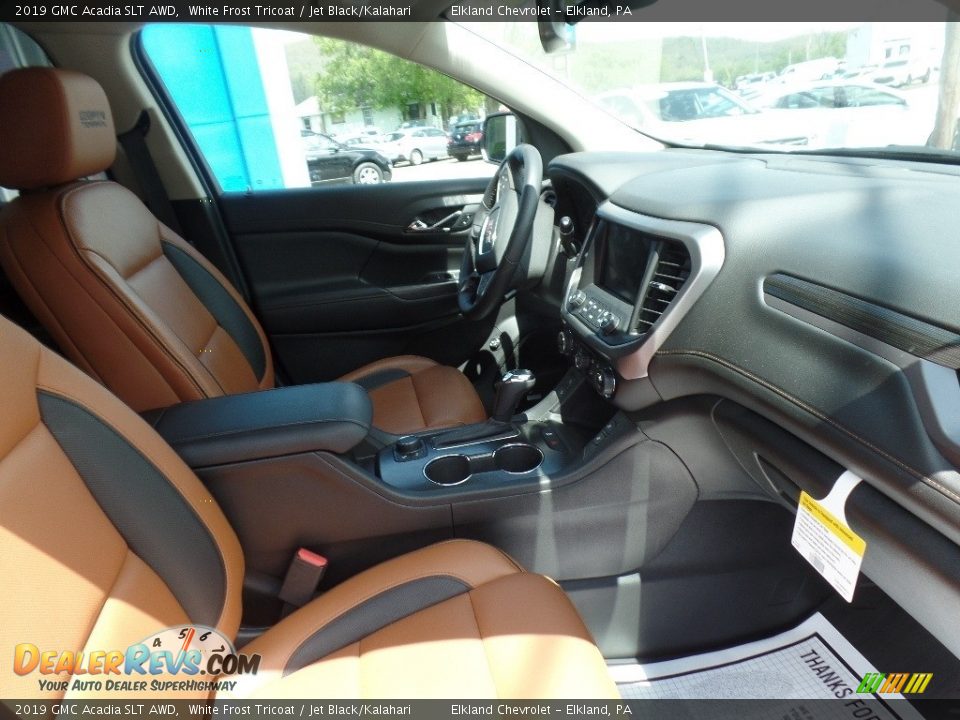 2019 GMC Acadia SLT AWD White Frost Tricoat / Jet Black/Kalahari Photo #13