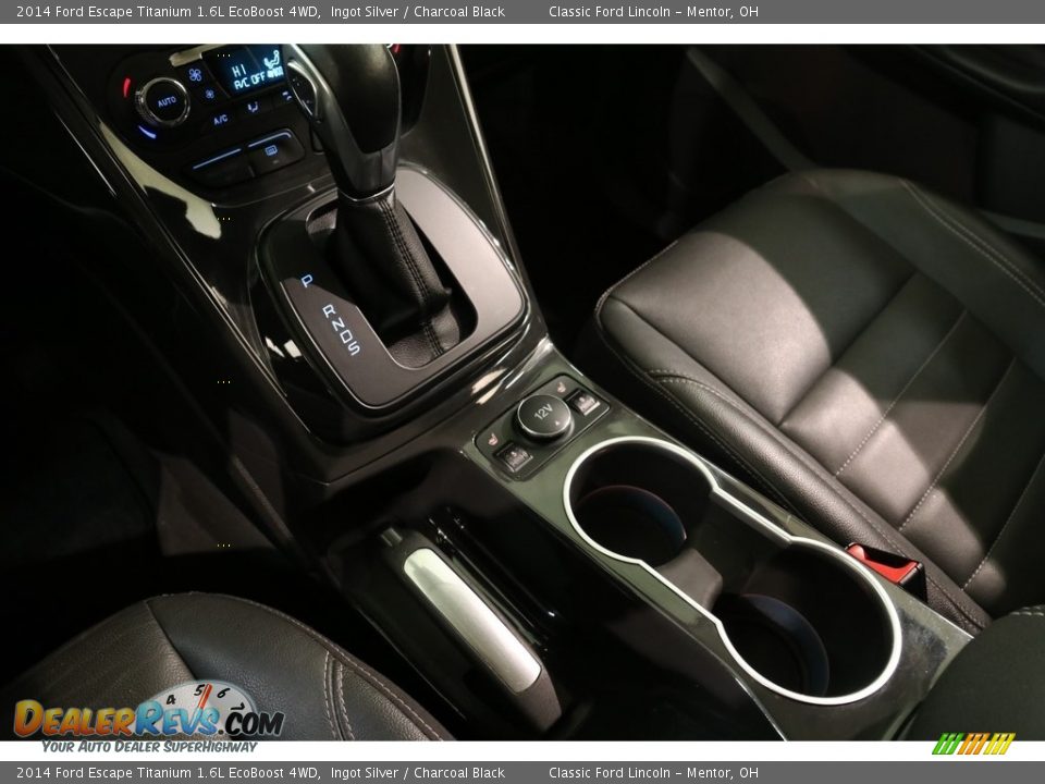 2014 Ford Escape Titanium 1.6L EcoBoost 4WD Ingot Silver / Charcoal Black Photo #11