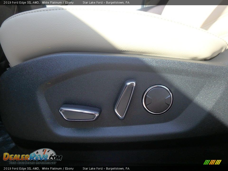 2019 Ford Edge SEL AWD White Platinum / Ebony Photo #15
